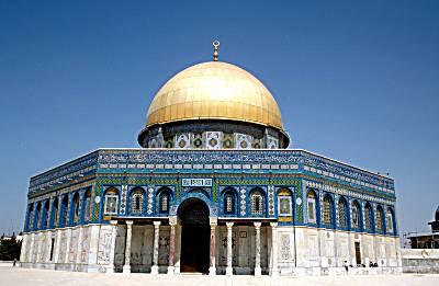 Al-Aqsa Mosque or Dome of the Rock, site of Soloman's Temple