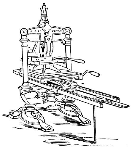 Old printing-press